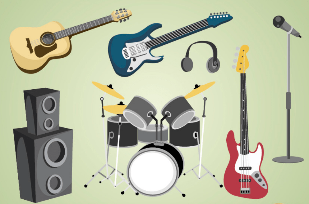 музыкальные инструменты в роке. бас гитара и барабаны. рок музыкальные инструменты. Terry bozzio drums. рок инструменты.