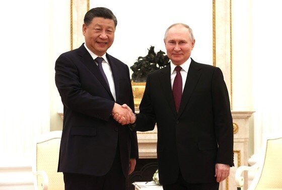    Си Цзиньпин и Владимир Путин