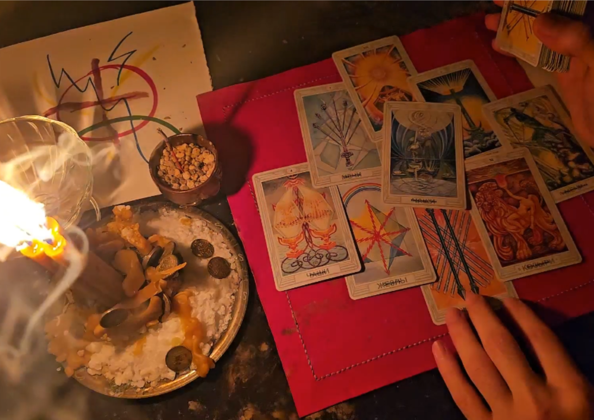 Расклад на Таро Тота и при помощи Яснознания. Маг Иса Анх 