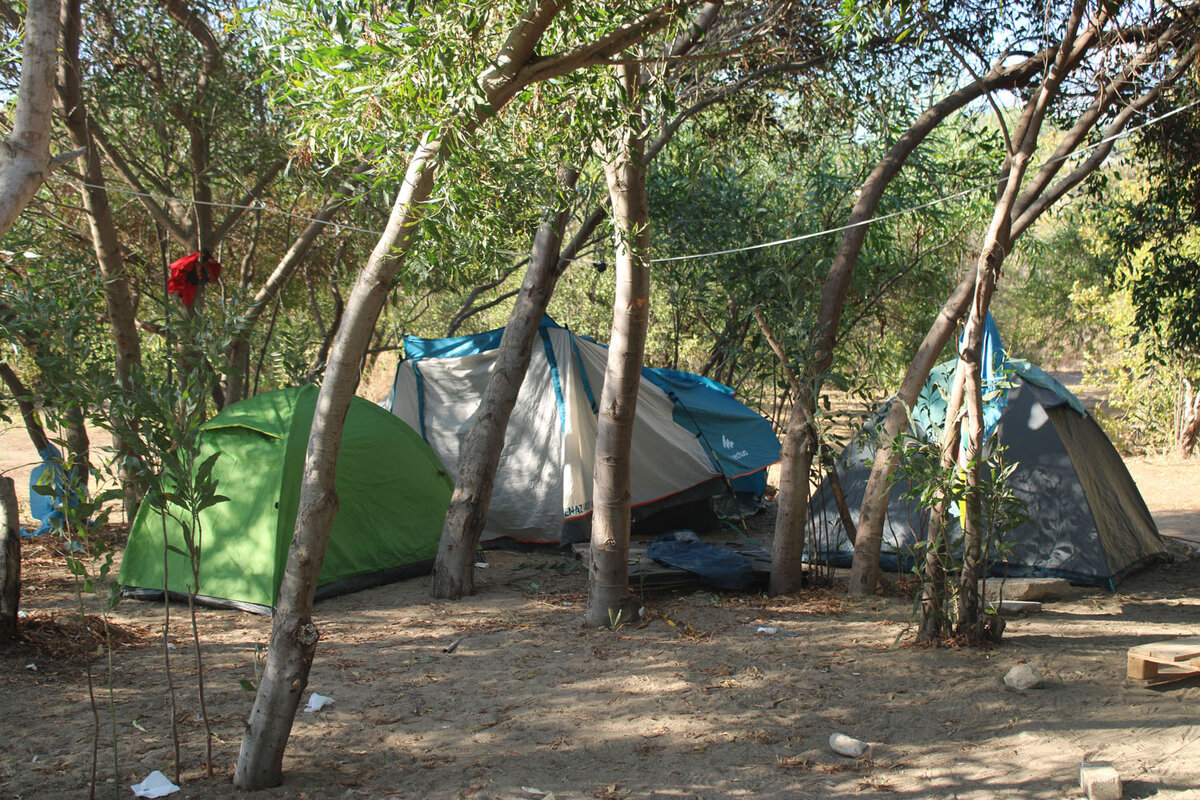 А там так: ничем не отличается от кемпинга в любом другом месте