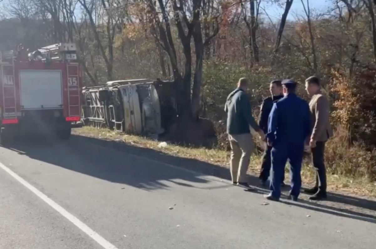    В Приморье прокуратура проводит проверку после ДТП с автобусом с туристами