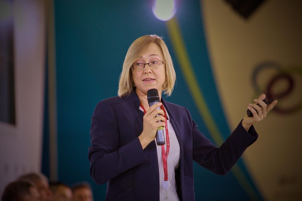    Дарья Борисова на Российской энергетической неделе. Фото Алексея Данилкина / photo.roscongress.org Анна Послянова