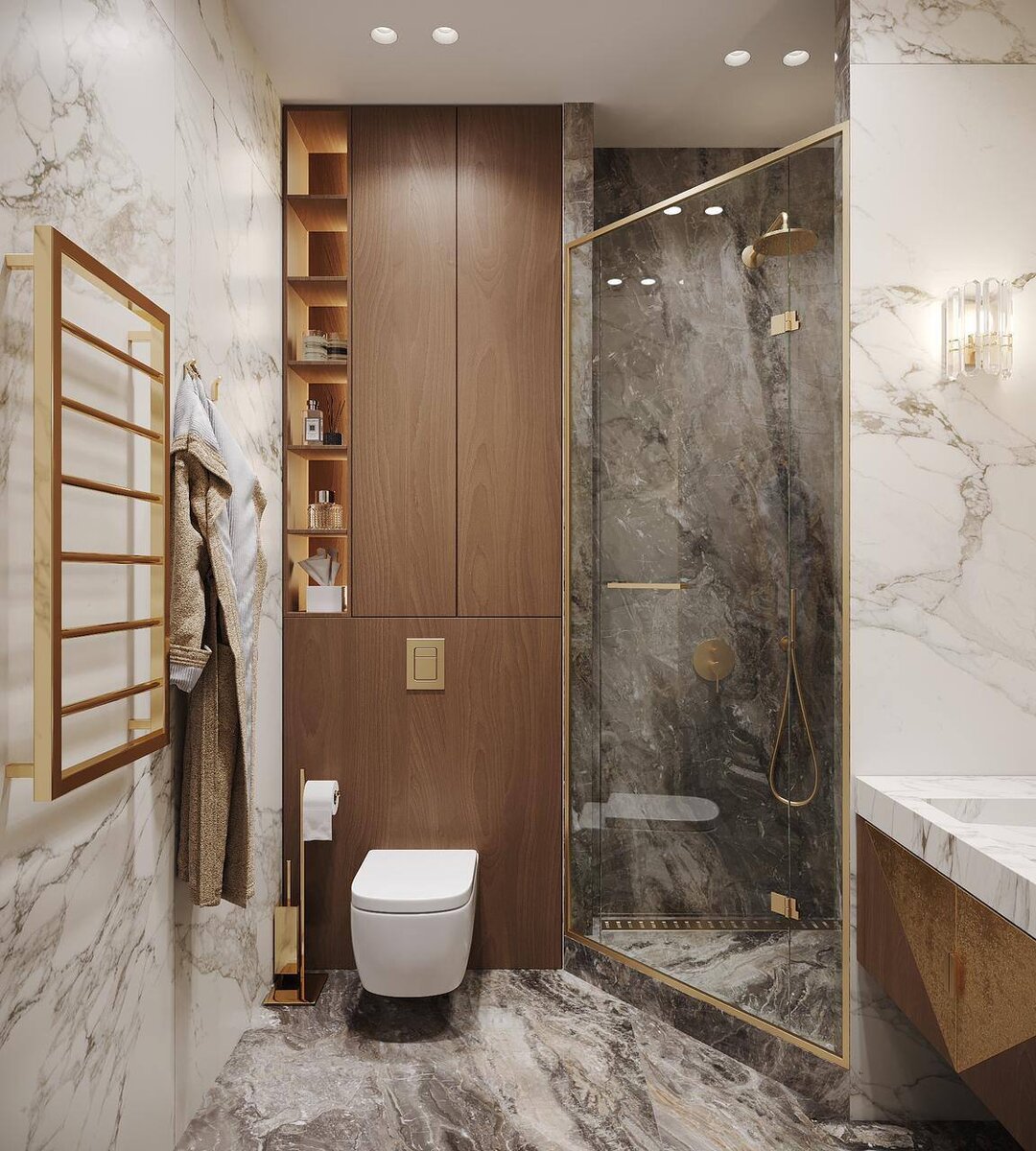 50 фото примеров дизайна интерьера ванной комнаты для квартир и загородных домов.