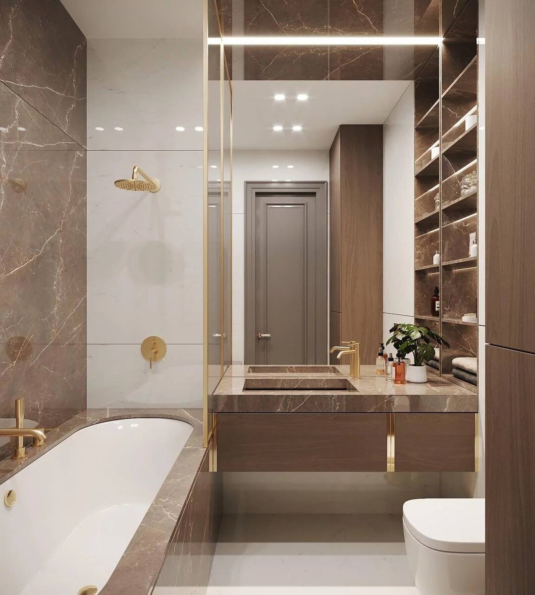 50 фото примеров дизайна интерьера ванной комнаты для квартир и загородных домов.-5