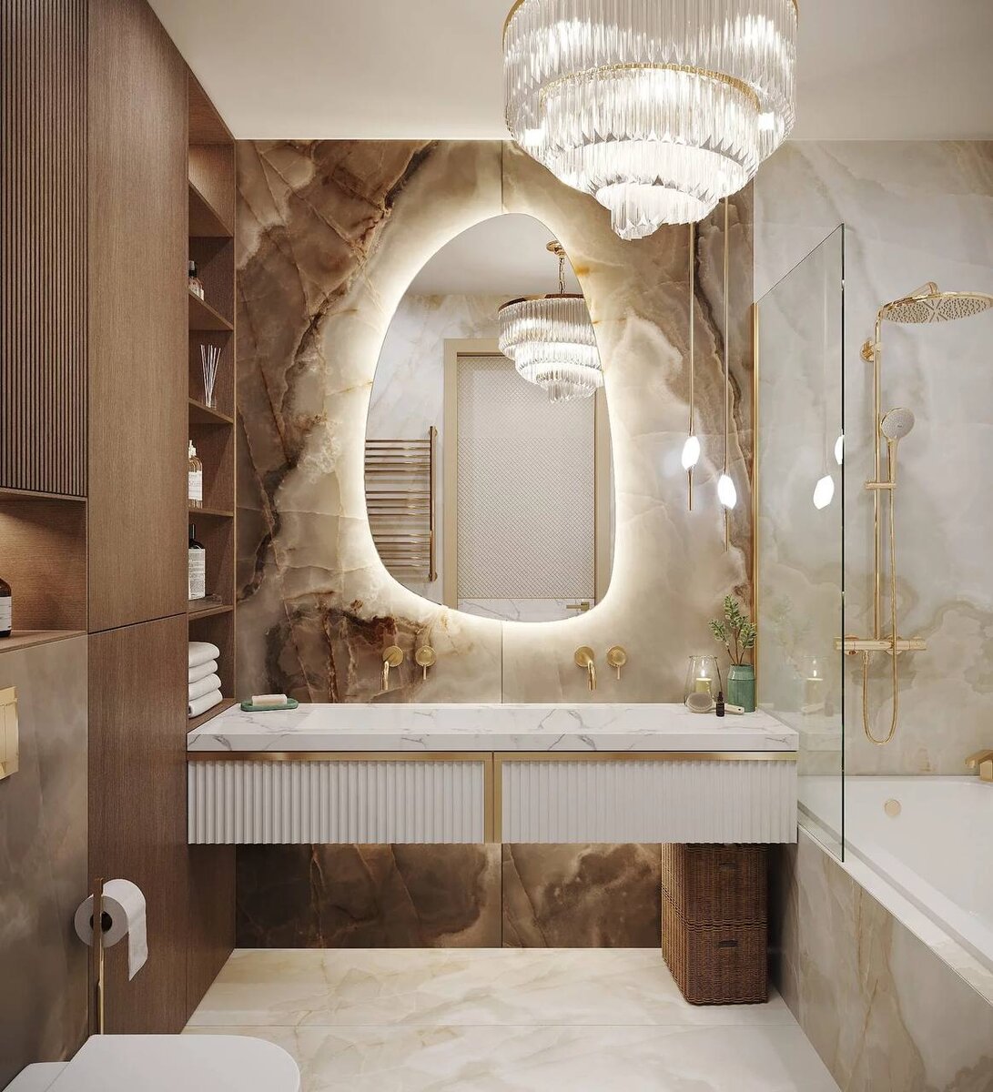 50 фото примеров дизайна интерьера ванной комнаты для квартир и загородных домов.-10