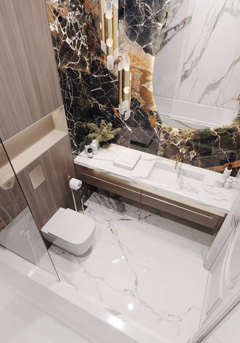 50 фото примеров дизайна интерьера ванной комнаты для квартир и загородных домов.-13
