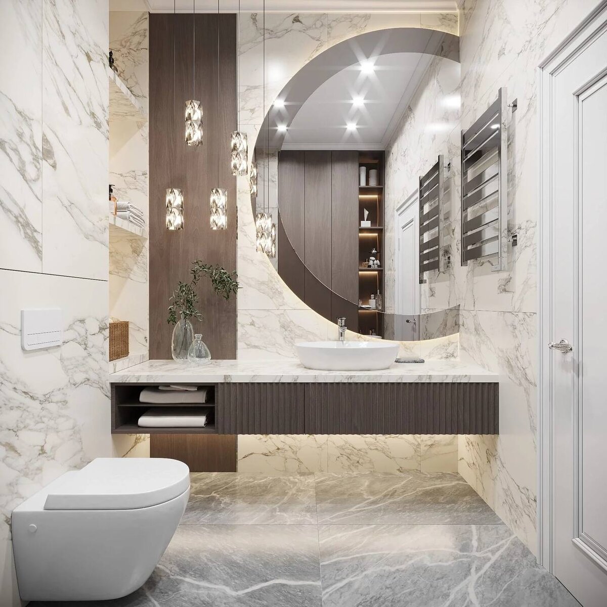 50 фото примеров дизайна интерьера ванной комнаты для квартир и загородных домов.-31