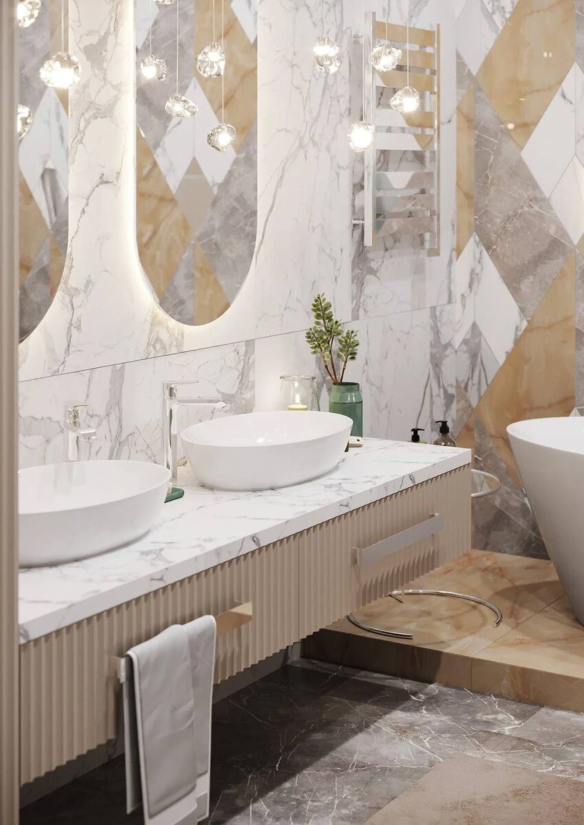 50 фото примеров дизайна интерьера ванной комнаты для квартир и загородных домов.-30