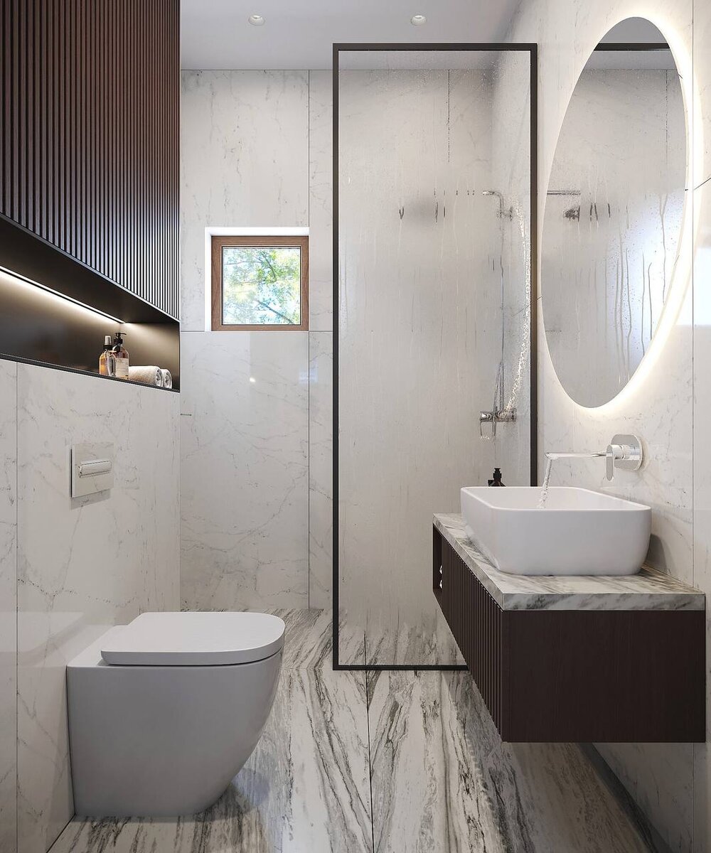 50 фото примеров дизайна интерьера ванной комнаты для квартир и загородных домов.-41