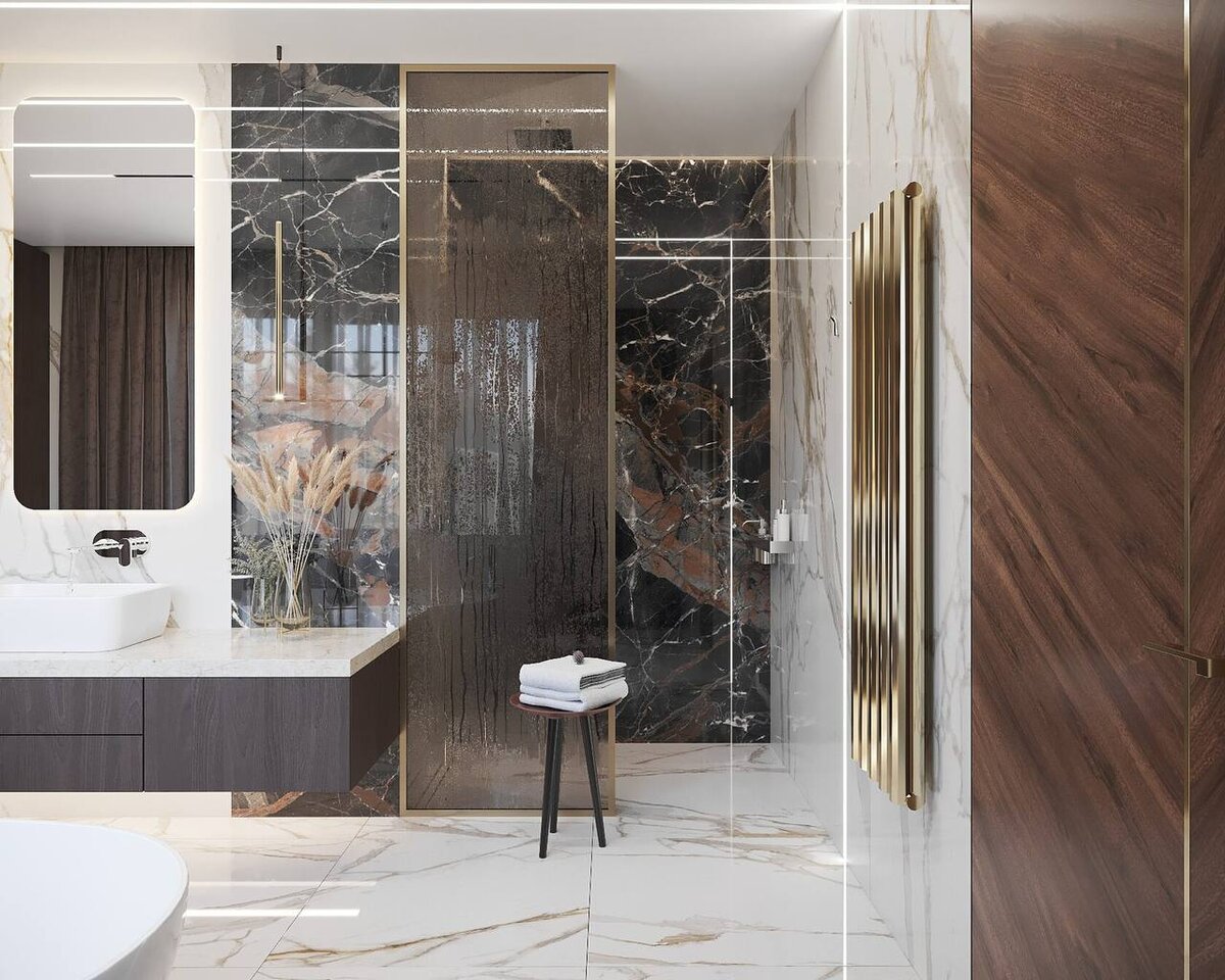 50 фото примеров дизайна интерьера ванной комнаты для квартир и загородных домов.-40