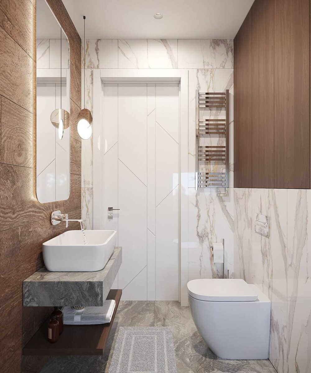 50 фото примеров дизайна интерьера ванной комнаты для квартир и загородных домов.-45