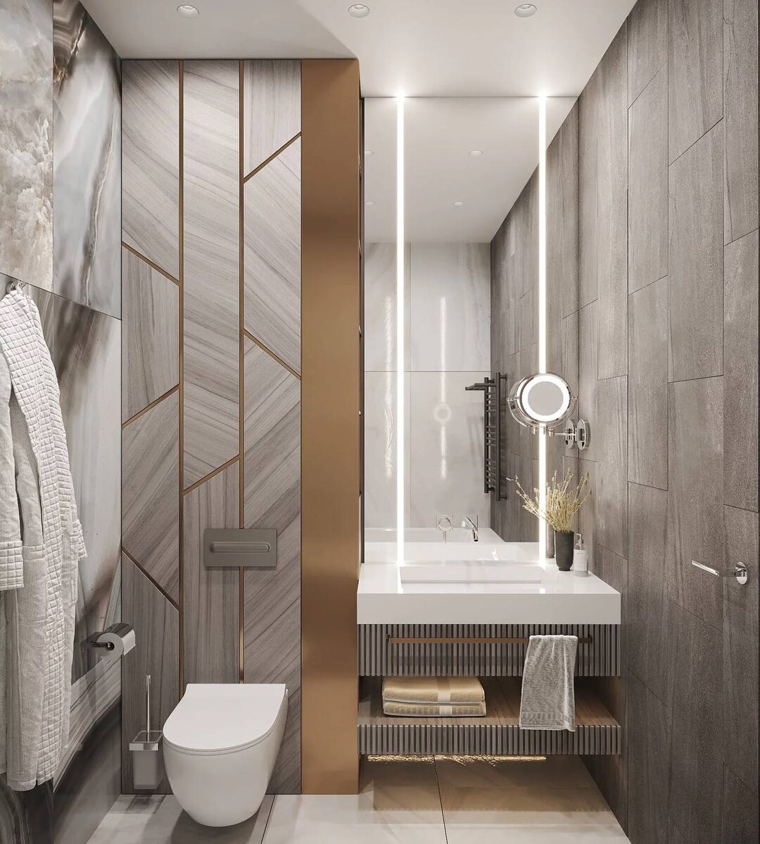 50 фото примеров дизайна интерьера ванной комнаты для квартир и загородных домов.-53