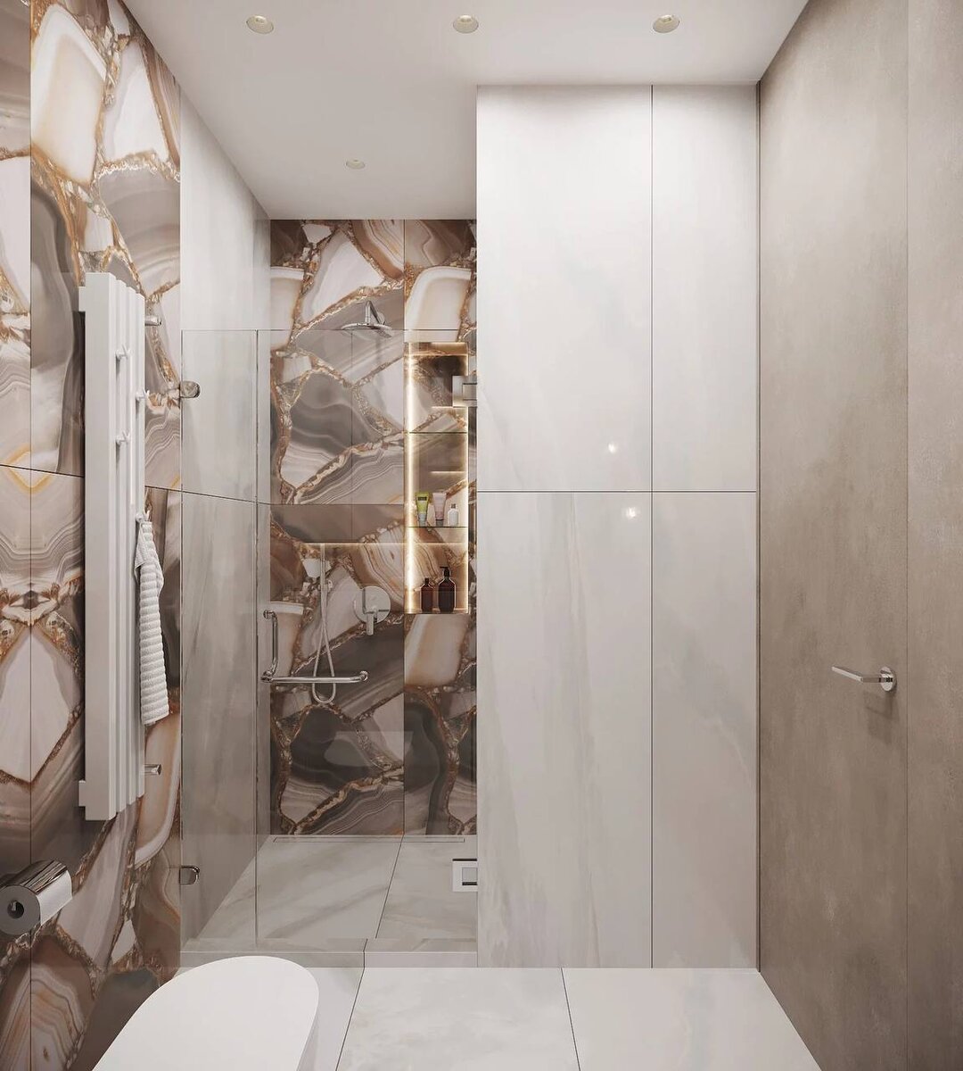 50 фото примеров дизайна интерьера ванной комнаты для квартир и загородных домов.-49