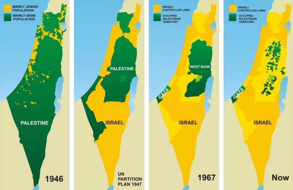 Сколько стран за палестину. Захват Палестины Израилем карта. Карта Палестины 1967 года. Границы Палестины 1967 года. Территория Израиля до 1967.
