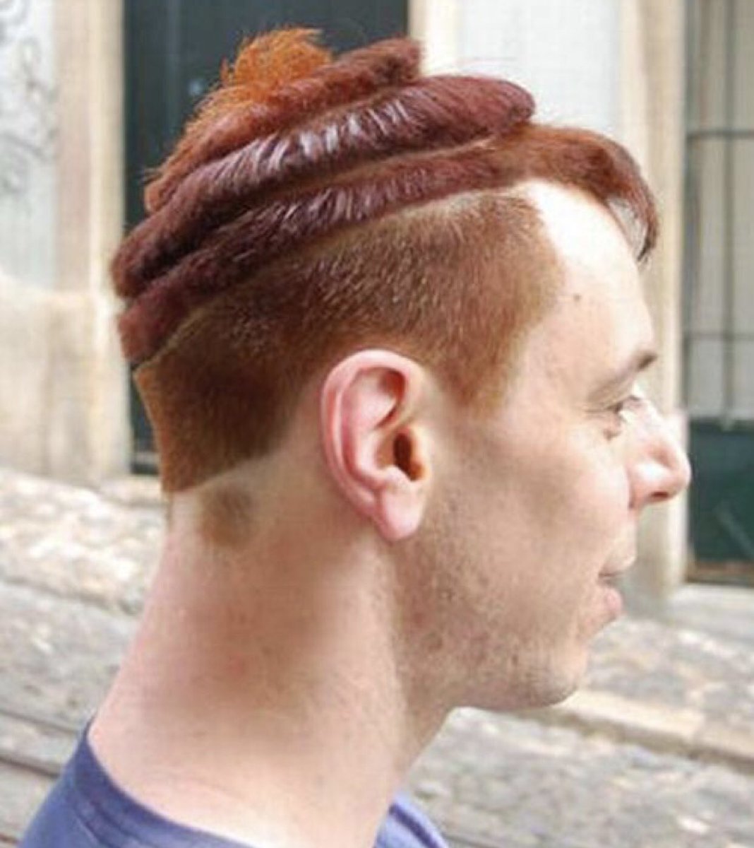 Необычные мужские прически. Ужасные прически. Необычные мужские прически. Странные прически. Смешные стрижки.