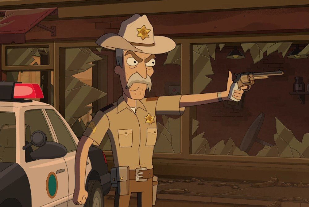     Кадр из 7 сезона мультсериала «Рик и Морти» (2023)