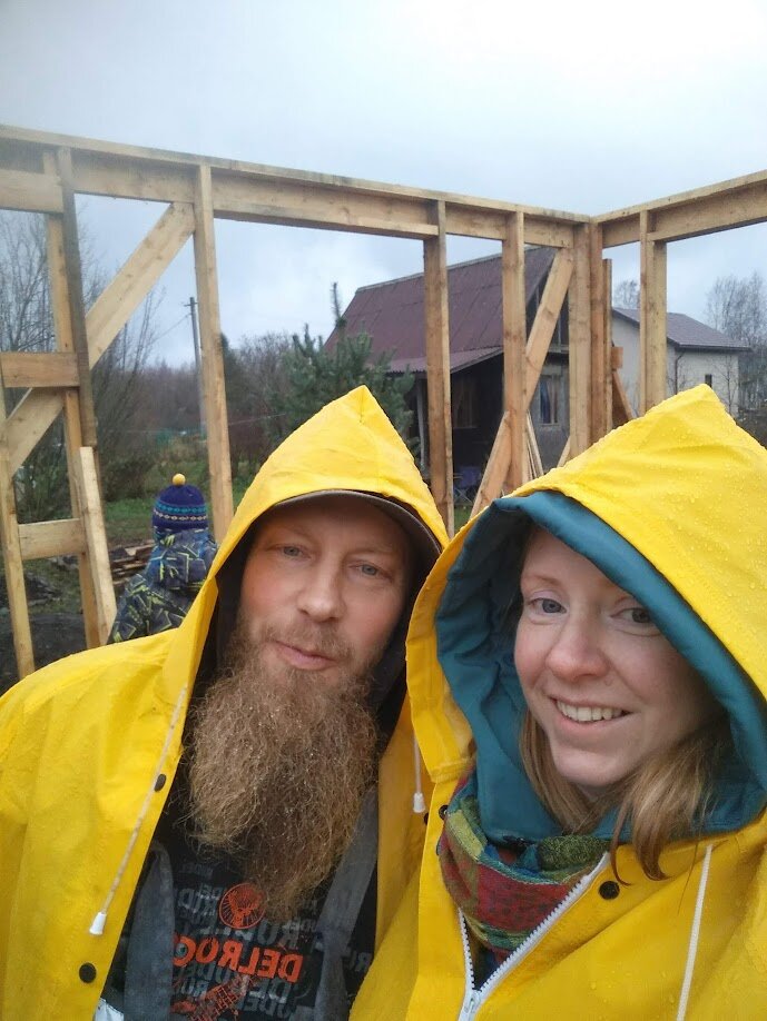 Зима 2019. Мы в стенах нашего будущего дома