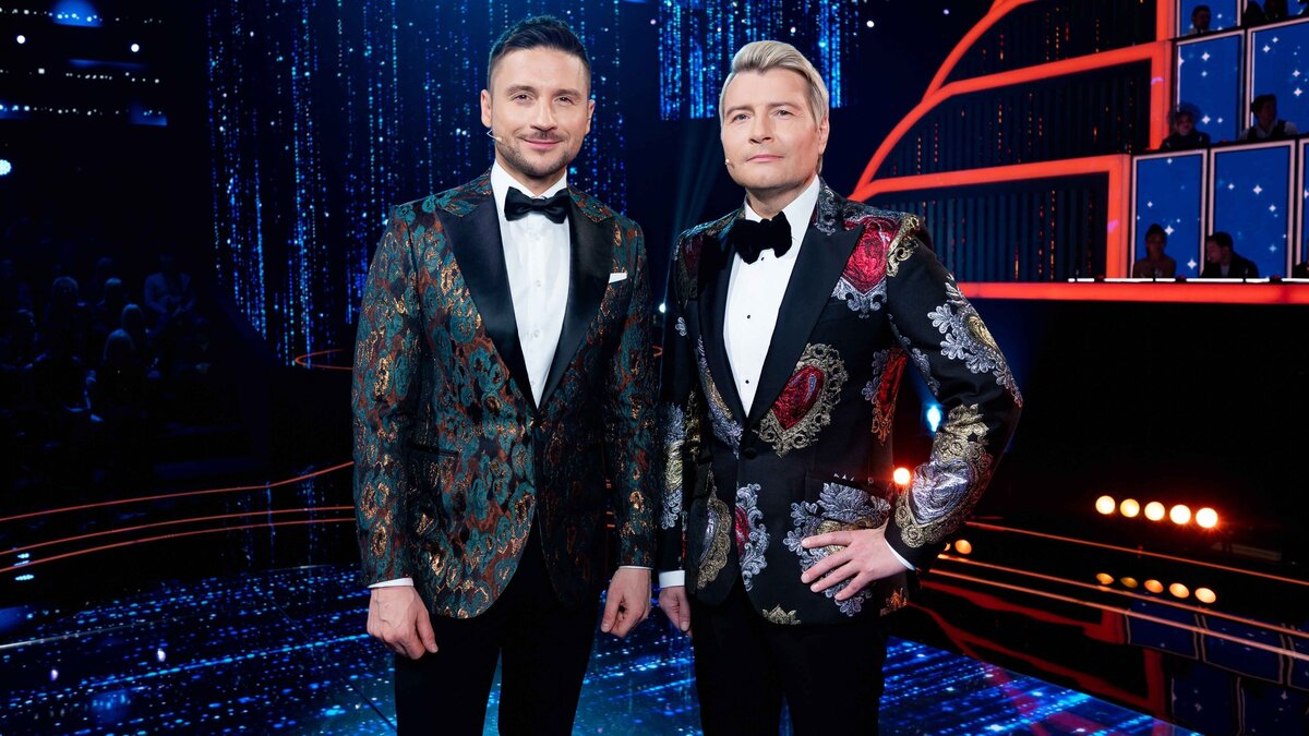 Ведущие программы "А ну-ка, все вместе" Николай Басков и Сергей Лазарев. Фото Яндекс.Картинки.