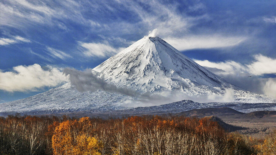 Камчатка осень вулканы