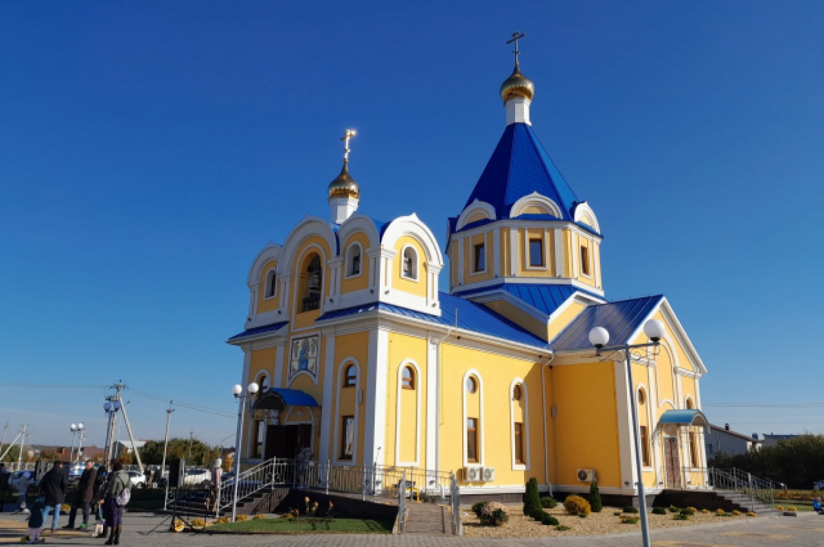    Новый храм во имя Песчанской иконы Божией Матери