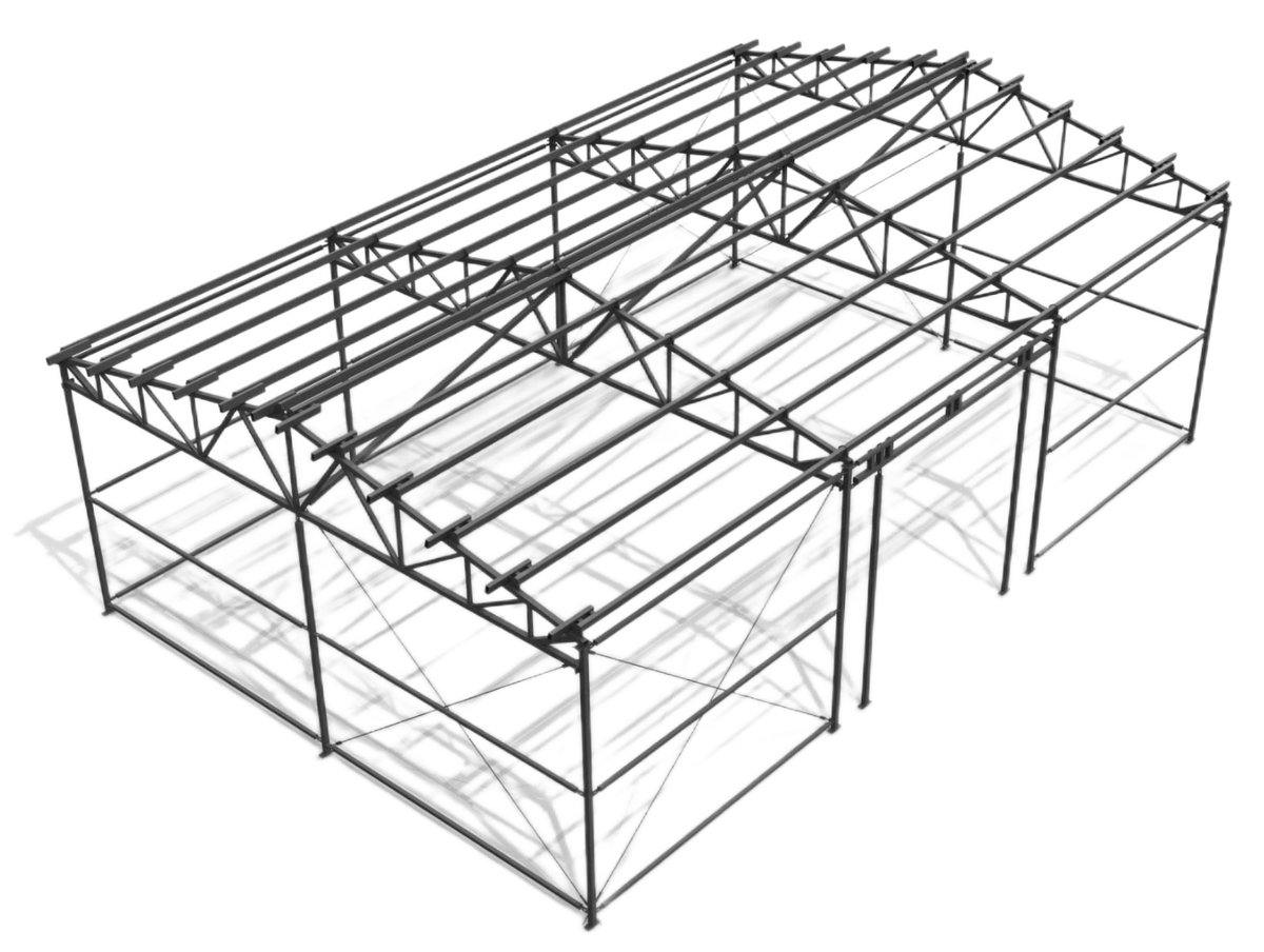 Металлический каркас здания: особенности конструкции и виды | МеталлГрупп  Северо-Запад | Дзен