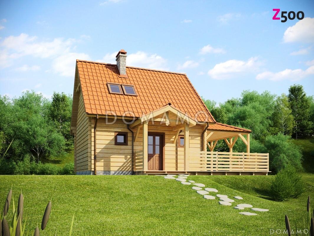 Проект D3430 — проект небольшого дома с мансардой