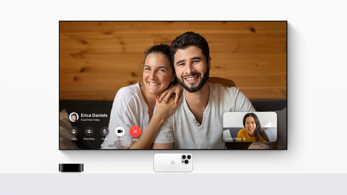 APPLE TV 4K ТЕПЕРЬ ПОДДЕРЖИВАЕТ ФУНКЦИЮ FACETIME, А В СКОРОМ ВРЕМЕНИ - ZOOM И WEBEX.