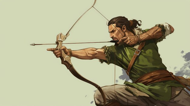 Лучник древности (freepik.com)