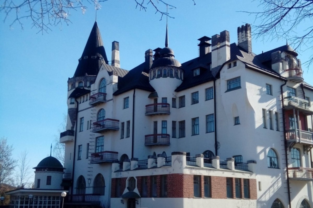    Под изъятие могут попасть и небольшие квартиры, и огромные комплексы, принадлежащие россиянам (на снимке гостиница в Иматре)