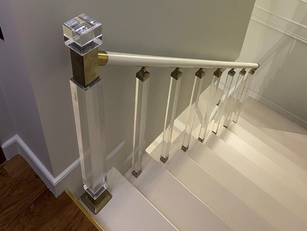 стильное ограждение для лестницы