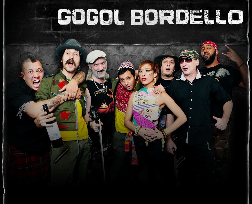 Gogol Bordello – американский рок – коллектив, основанный в 1999 году в Нью – Йорке. Основателем группы является украинский эмигрант Евгений Гудзь. Сегодня её состав можно назвать интернациональным.