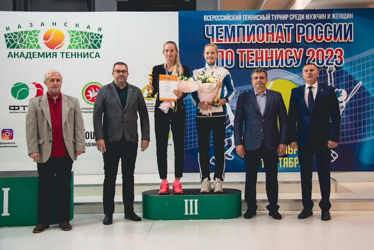 Чемпионат России по теннису. Казанская академия тенниса. 2023г.