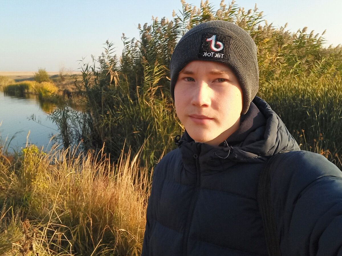 Пока подгонял коров, решил сфоткаться 