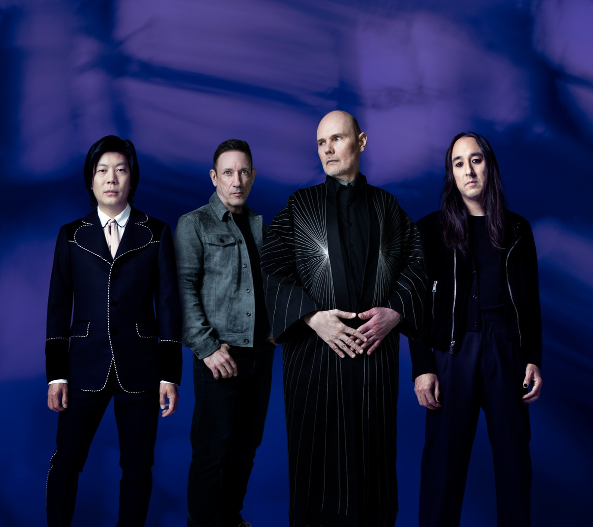 The Smashing Pumpkins (слева направо): Джеймс Иха, Джимми Чемберлен, Билли Корган, Джефф Шредер.