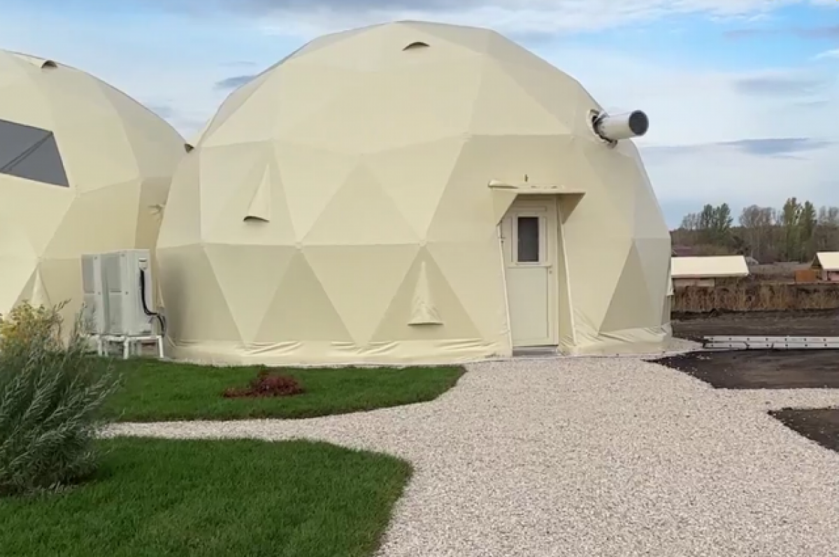    В селе Богдашкино под Ульяновском открыли глэмпинг для рыбаков