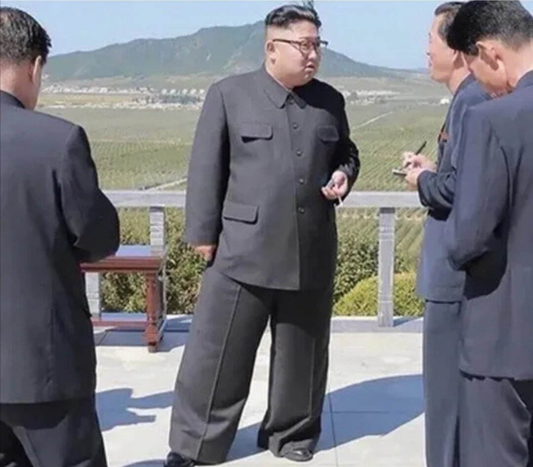 ,, Мы все учились понемногу: чему- нибудь и как- нибудь"© Ключевой девиз личного портного корейского лидера: как- нибудь, да?)