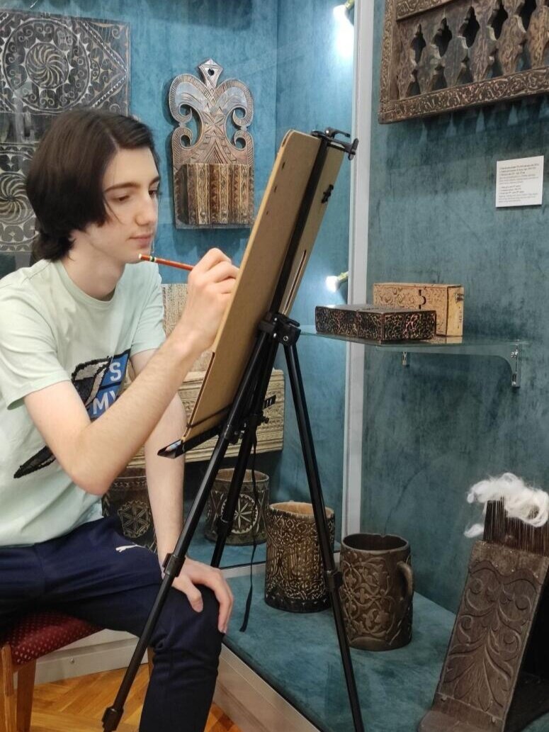 Творческий процесс молодого художника