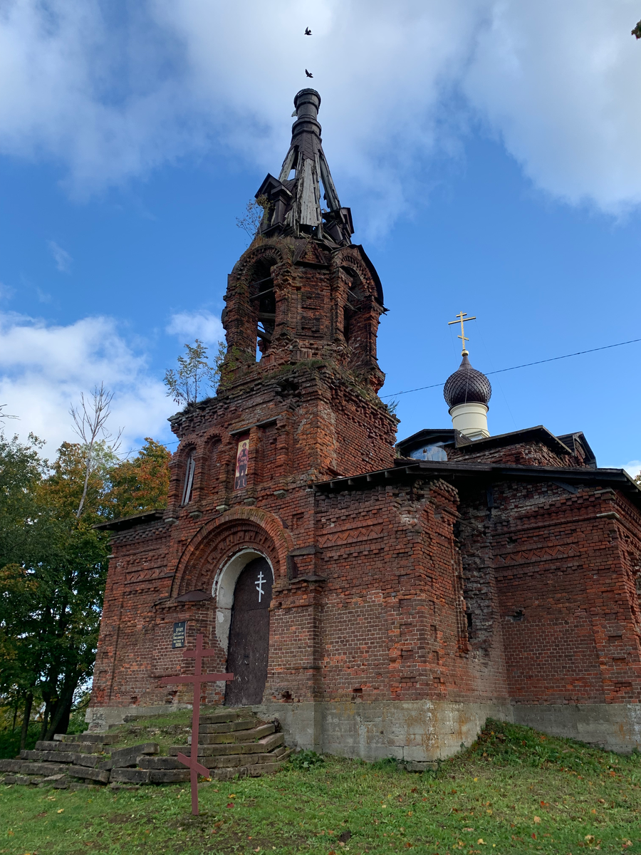 Церковь Георгия Победоносца в Ратчино - самая душевная церковь  Ленинградской области | От Питера до… | Дзен