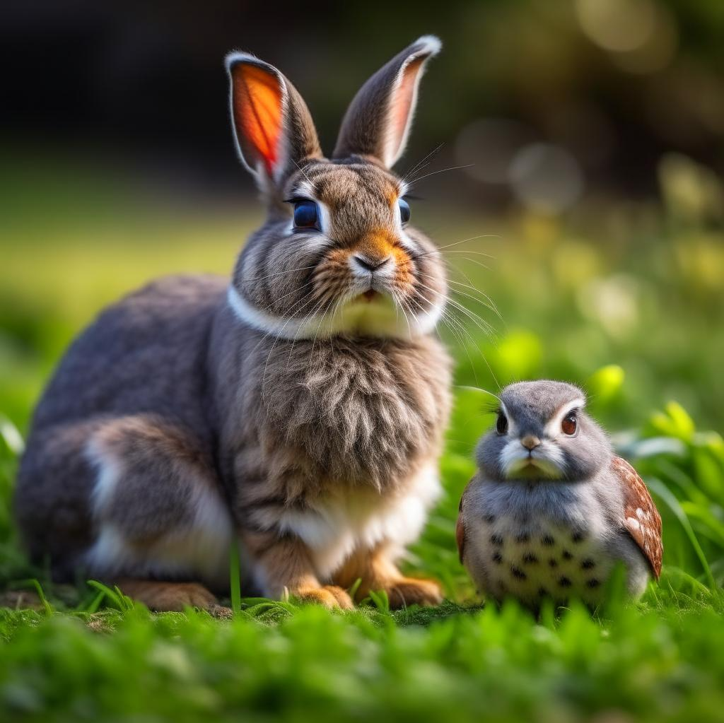 кролик с савенком