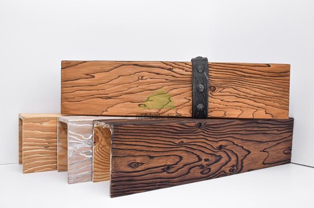 Брашированные и крашеные фальшбалки.