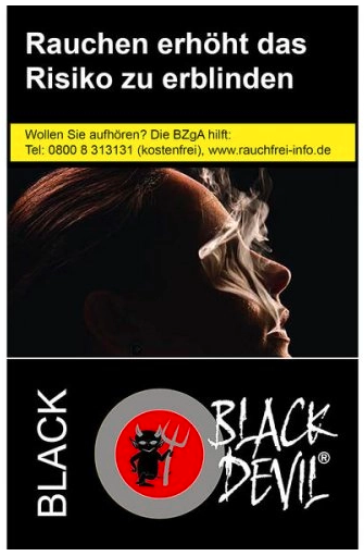 Современная пачка, продающаяся в Германии, выглядит сейчас так