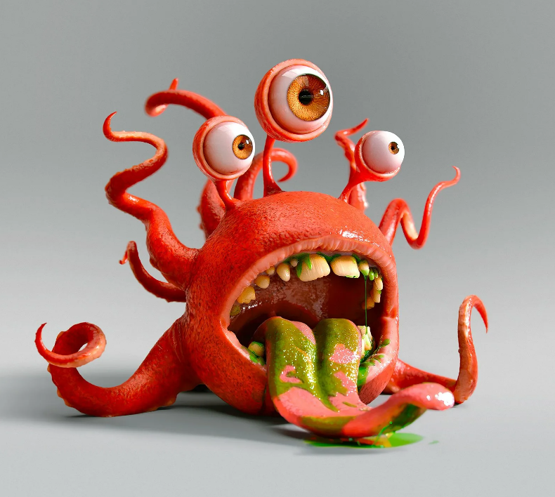 3d cartoon monster. Монстрики. Прикольные монстрики. Смешной монстрик. Смешные монстры.