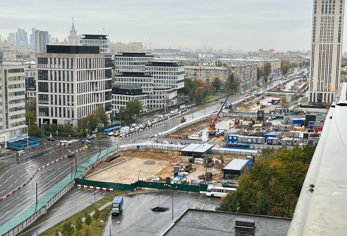 📷 1.1: Работы на станции Новаторская Троицкой линии 