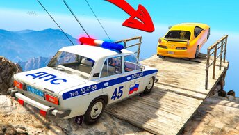 ПРИШЛОСЬ ПРЫГАТЬ! ПОЛИЦЕЙСКАЯ ПОГОНЯ В ГТА 5 ОНЛАЙН! ТРОЛЛИНГ КОПОВ (GTA 5 ONLINE)