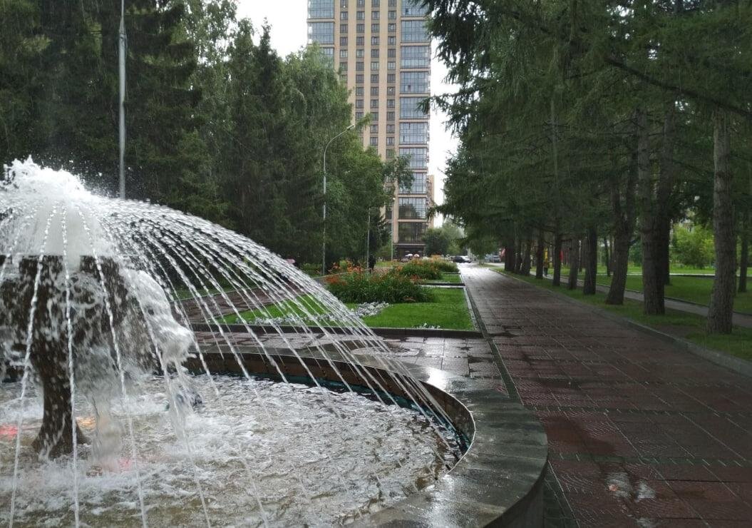 Нарымский сквер новосибирск фото