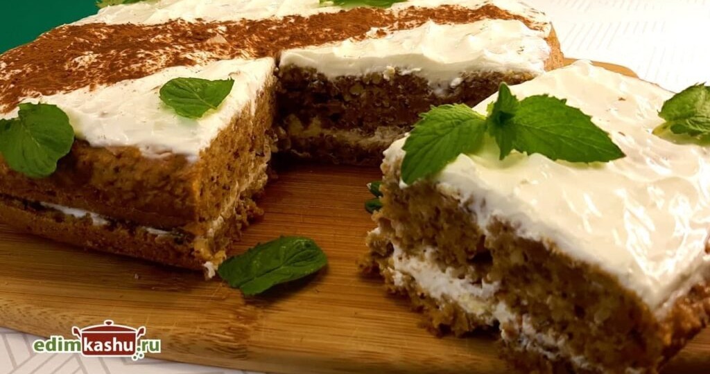 Морковный торт со сметанным кремом - нереально вкусно!
