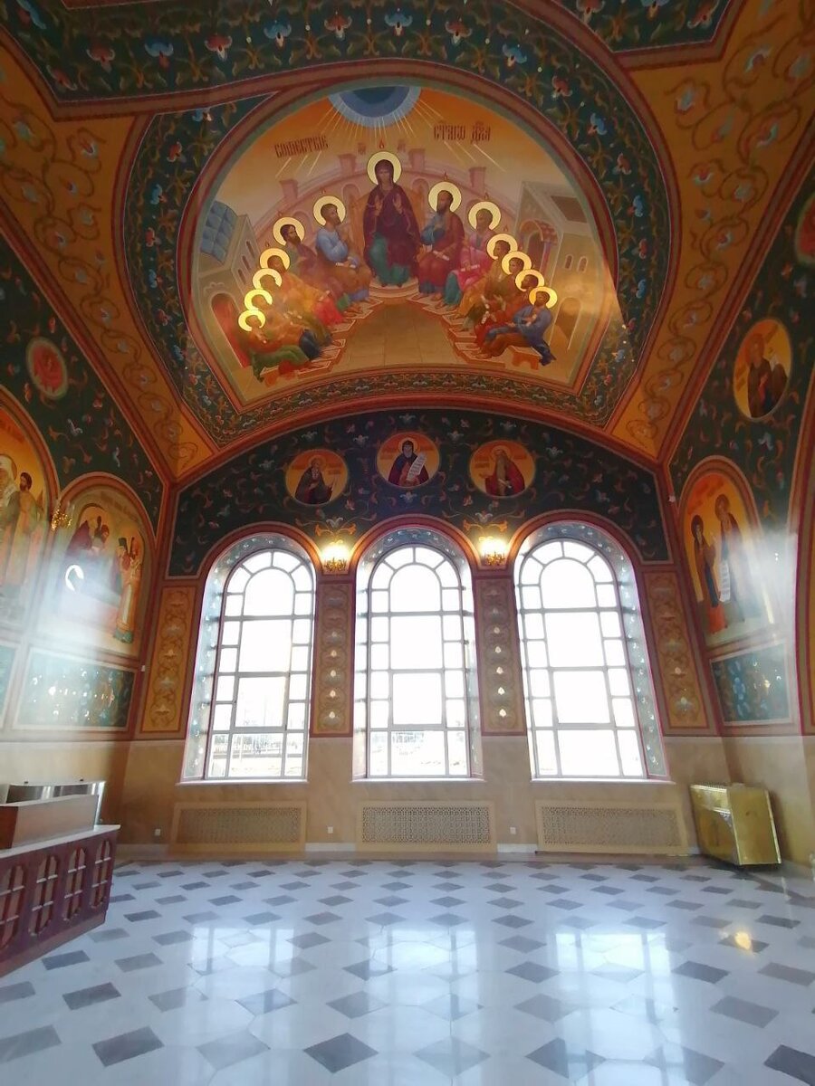  📷    В Оренбурге завершаются отделочные работы в храме Пимена Угрешского Кристина Просвиркина