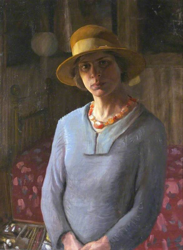 Хильда Карлайн. Автопортрет, 1923