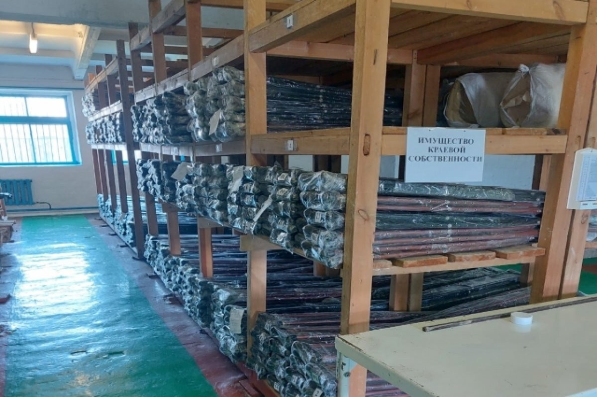    Новый склад в Козульском районе.