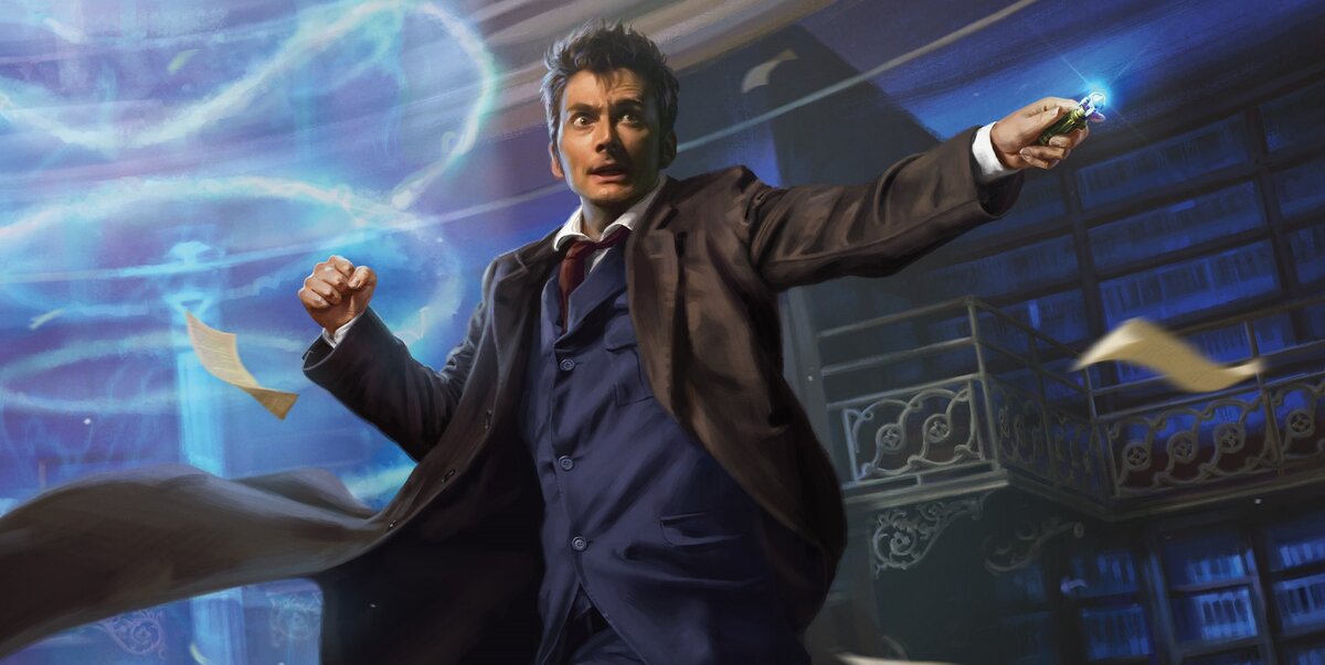 The Tenth Doctor (Doctor Who) - art by Luisa J. Preissler
